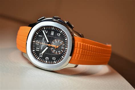 patek philippe 5968a-001|patek philippe aquanaut white strap.